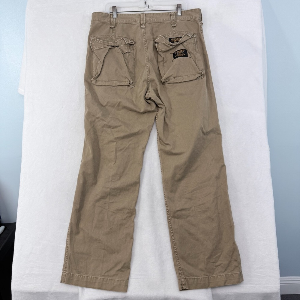 Vintage Polo Jeans Co Ralph Lauren Pants Mens 34x32 Beige Military Outdoor